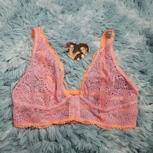 Victoria's Secret ICE ANGEL Pink Strappy Bralette Limited Edition Medium